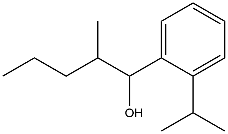 α-(1-Methylbutyl)-2-(1-methylethyl)benzenemethanol Structure