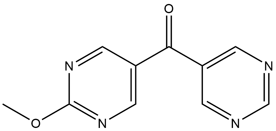 Methanone, (2-methoxy-5-pyrimidinyl)-5-pyrimidinyl- Structure