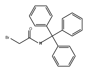 Acetamide, 2-bromo-N-(triphenylmethyl)- Structure