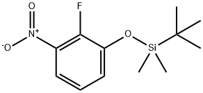 tert-butyl(2-fluoro-3-nitrophenoxy)dimethylsilane Structure