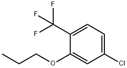 4-chloro-2-propoxy-1-(trifluoromethyl)benzene Structure