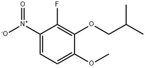 2-fluoro-4-methoxy-3-(2-methylpropoxy)-1-nitrobenzene Structure