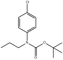 tert-butyl N-(4-chlorophenyl)-N-propylcarbamate Structure