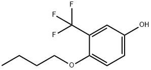 4-Butoxy-3-(trifluoromethyl)phenol Structure