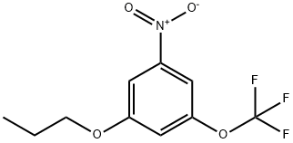 1-nitro-3-propoxy-5-(trifluoromethoxy)benzene Structure