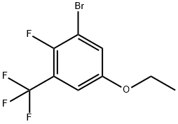 1-bromo-5-ethoxy-2-fluoro-3-(trifluoromethyl)benzene Structure