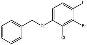 1-(benzyloxy)-3-bromo-2-chloro-4-fluorobenzene Structure