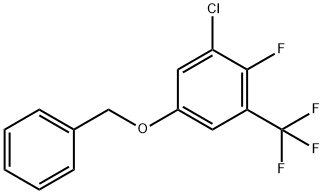 5-(benzyloxy)-1-chloro-2-fluoro-3-(trifluoromethyl)benzene Structure