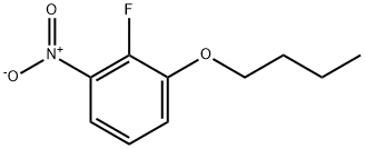 1-butoxy-2-fluoro-3-nitrobenzene Structure