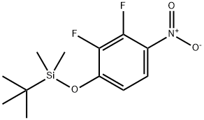 tert-butyl(2,3-difluoro-4-nitrophenoxy)dimethylsilane Structure