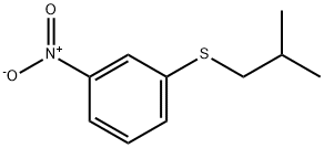 1-[(2-methylpropyl)sulfanyl]-3-nitrobenzene 구조식 이미지