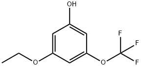 3-ethoxy-5-(trifluoromethoxy)phenol Structure