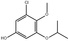 3-chloro-4-methoxy-5-(propan-2-yloxy)phenol Structure