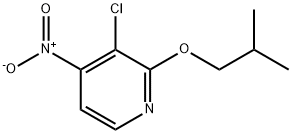 3-chloro-2-(2-methylpropoxy)-4-nitropyridine Structure