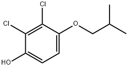 2,3-dichloro-4-(2-methylpropoxy)phenol Structure