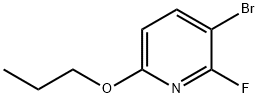 3-bromo-2-fluoro-6-propoxypyridine Structure