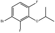 1-bromo-2,4-difluoro-3-(propan-2-yloxy)benzene Structure