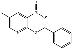 2-(benzyloxy)-5-methyl-3-nitropyridine 구조식 이미지