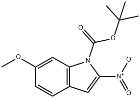 tert-butyl 6-methoxy-2-nitro-1H-indole-1-carboxylate Structure