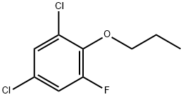 1,5-dichloro-3-fluoro-2-propoxybenzene Structure