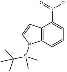 1-(tert-butyldimethylsilyl)-4-nitro-1H-indole Structure