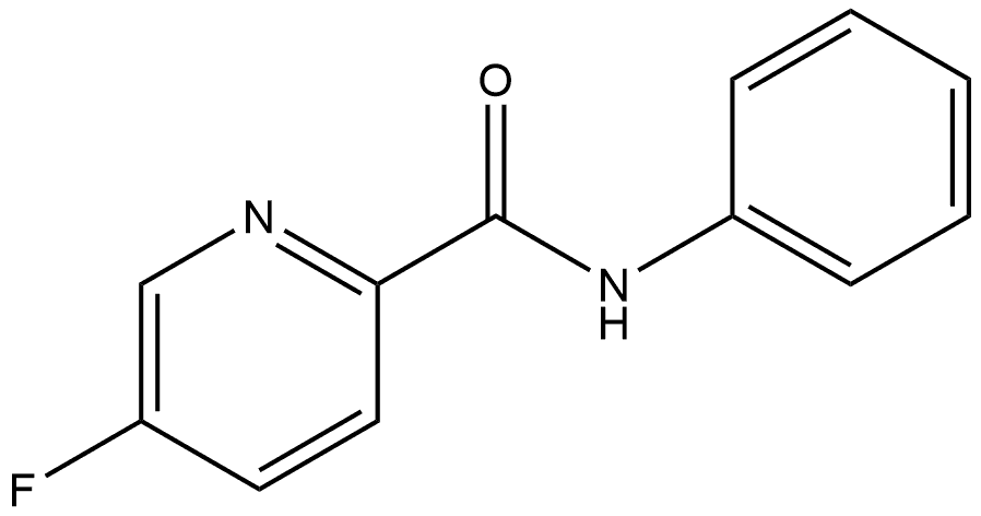 5-Fluoro-N-phenyl-2-pyridinecarboxamide Structure