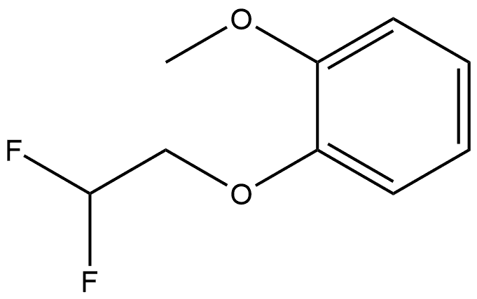 1-(2,2-Difluoroethoxy)-2-methoxybenzene Structure