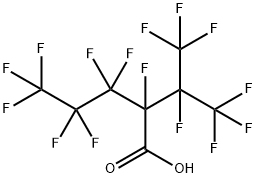 Pentanoic acid, 2,3,3,4,4,5,5,5-octafluoro-2-[1,2,2,2-tetrafluoro-1-(trifluoromethyl)ethyl]- Structure