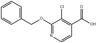 2-(Benzyloxy)-3-chloroisonicotinic acid Structure