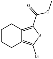 Methyl 3-bromo-4,5,6,7-tetrahydrobenzo[c]thiophene-1-carboxylate Structure