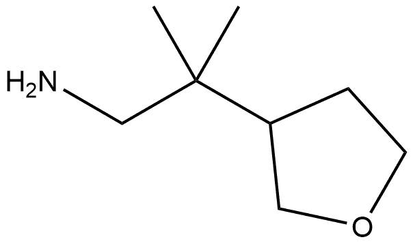 2-methyl-2-(oxolan-3-yl)propan-1-amine Structure