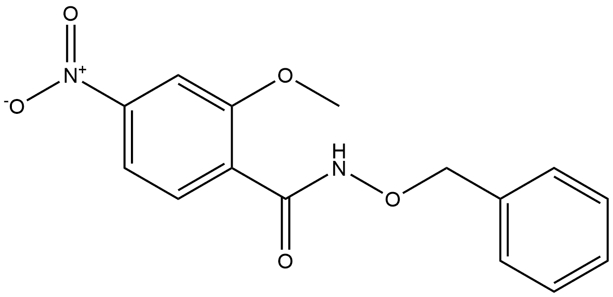 N-(benzyloxy)-2-methoxy-4-nitrobenzamide Structure