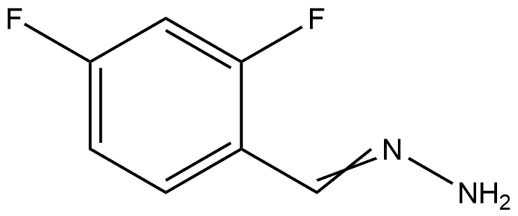 2,4-Difluorobenzaldehyde hydrazone Structure