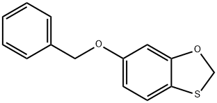 1,3-Benzoxathiole, 6-(phenylmethoxy)- Structure