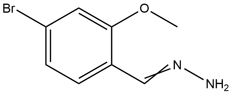 4-Bromo-2-methoxybenzaldehyde hydrazone Structure