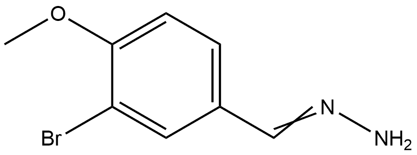 3-Bromo-4-methoxybenzaldehyde hydrazone Structure