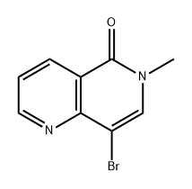 1,6-Naphthyridin-5(6H)-one, 8-bromo-6-methyl- 구조식 이미지