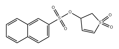 2-Naphthalenesulfonic acid, 2,3-dihydro-1,1-dioxido-3-thienyl ester Structure