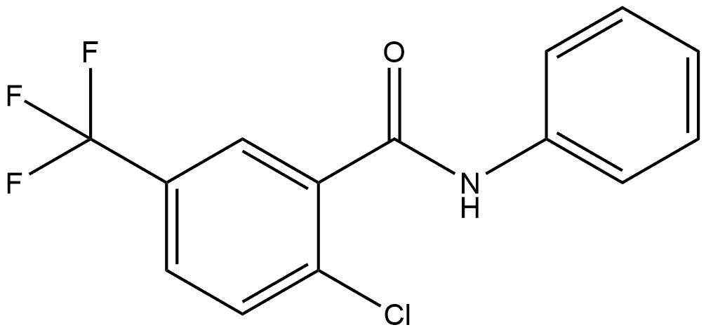 2-Chloro-N-phenyl-5-(trifluoromethyl)benzamide Structure