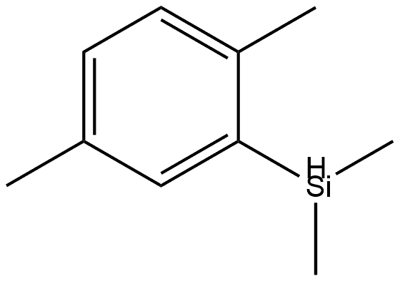 2-(Dimethylsilyl)-1,4-dimethylbenzene Structure