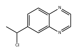 Quinoxaline, 6-(1-chloroethyl)- Structure