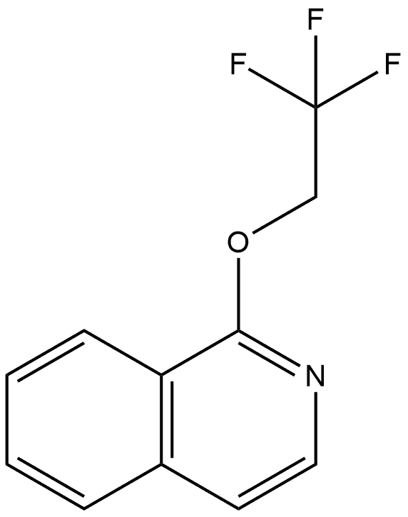 1-(2,2,2-Trifluoroethoxy)isoquinoline Structure