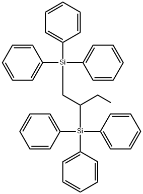 Butane-1,2-diylbis(triphenylsilane) Structure