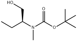 Carbamic acid, N-[(1S)-1-(hydroxymethyl)propyl]-N-methyl-, 1,1-dimethylethyl ester Structure