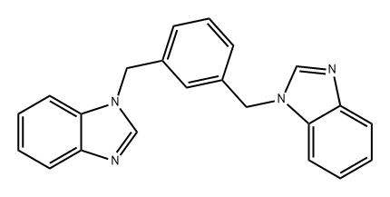 1H-Benzimidazole, 1,1'-[1,3-phenylenebis(methylene)]bis- Structure