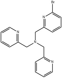 2-Pyridinemethanamine, N-[(6-bromo-2-pyridinyl)methyl]-N-(2-pyridinylmethyl)- 구조식 이미지