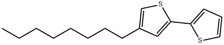 2,2'-Bithiophene, 4-octyl- Structure