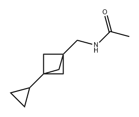 Acetamide, N-[(3-cyclopropylbicyclo[1.1.1]pent-1-yl)methyl]- Structure