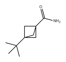 Bicyclo[1.1.1]pentane-1-carboxamide, 3-(1,1-dimethylethyl)- Structure