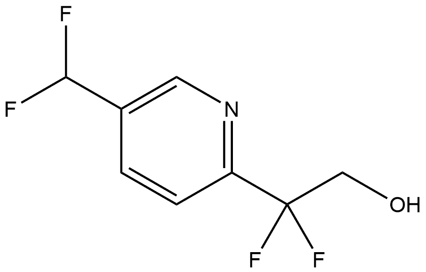 2-(5-(Difluoromethyl)pyridin-2-yl)-2,2-difluoroethanol Structure